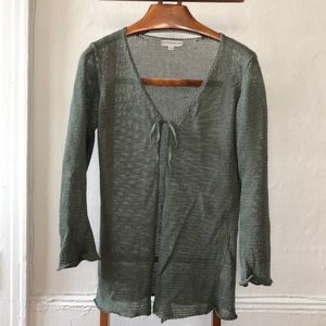 Bryn Walker Italian Linen Cardigan